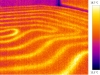 termovizní snímek - vodní podlahové topení 4