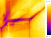 termovizní snímek - podkroví 3