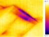 termovizní snímek - podkroví 2