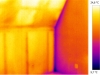 termovizní snímek - podkroví 1